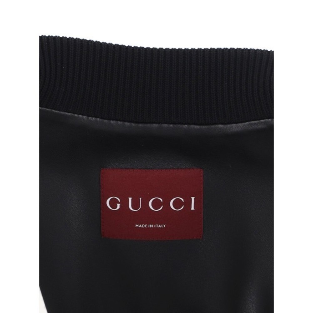 Gucci Leather Bomber Jacket – Black - NWT - Picture 3 of 5